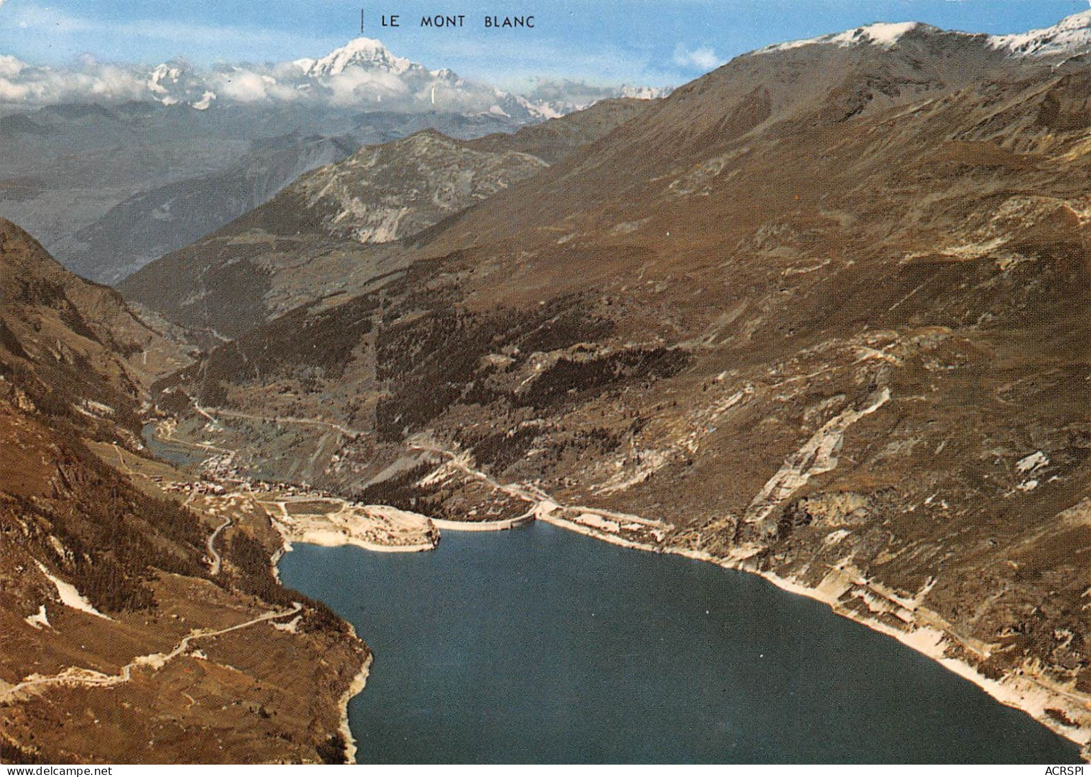 73 TIGNES Vue D'ensemble Du Barrage Les Brévières Mont Blanc (Scan R/V) N° 16 \MS9047 - Bourg Saint Maurice