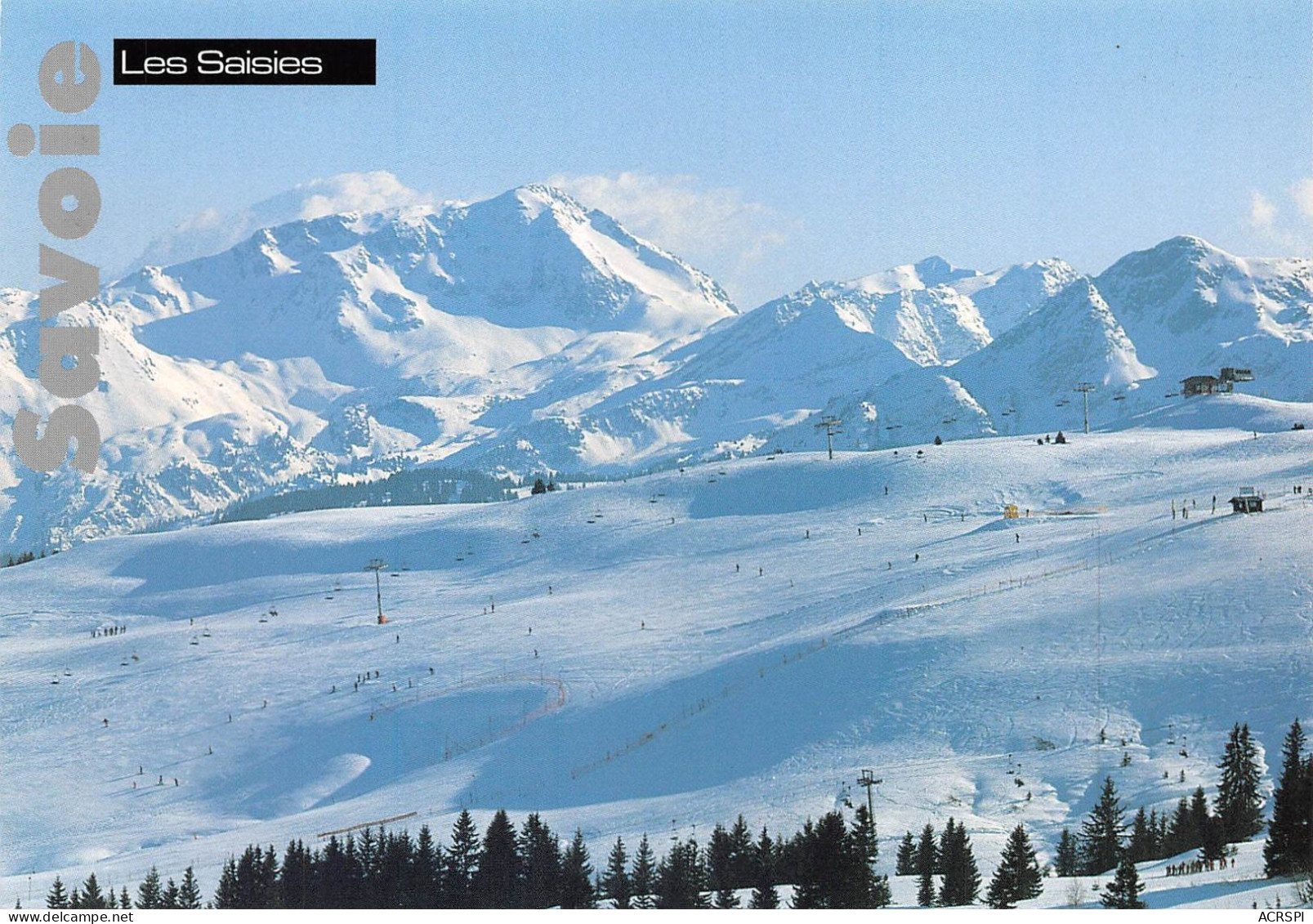73 Les Saisies Vue Panoramique Ski De Fond Du Beaufortin (Scan R/V) N° 22 \MS9046 - Beaufort