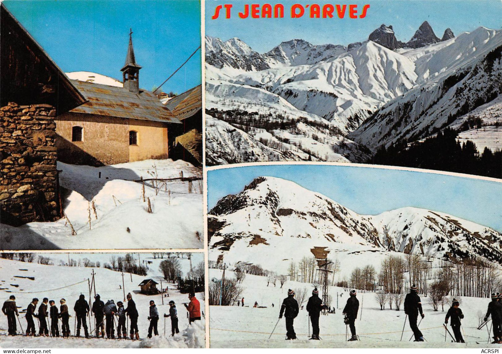 73 SAINT-JEAN-d'ARVES Multivue De La Station (Scan R/V) N° 12 \MS9046 - Saint Jean De Maurienne