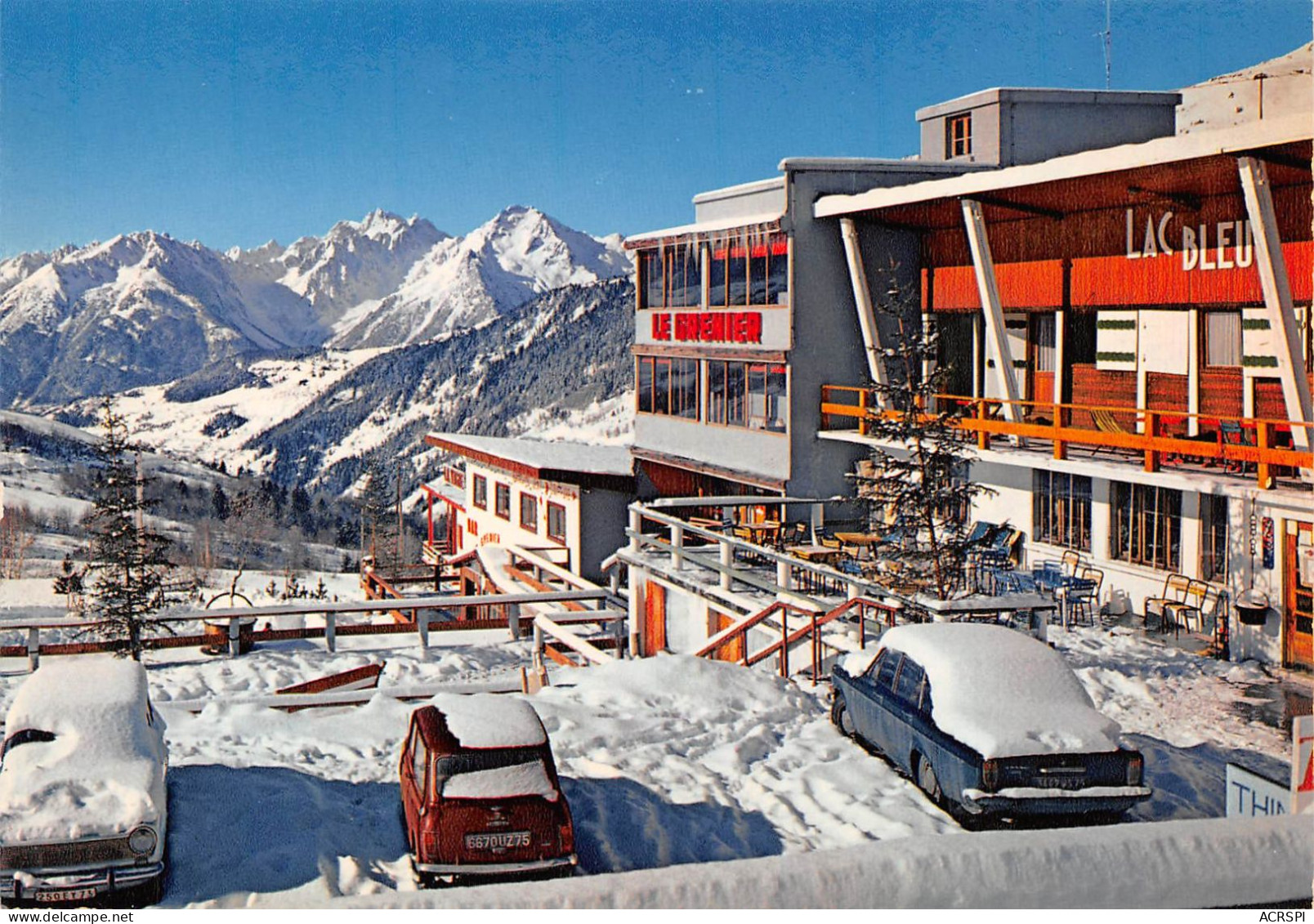 73 Saint-François-Longchamp Hotels Restaurant Le Grenier Et Le Lac Bleu (Scan R/V) N° 4 \MS9046 - Brides Les Bains