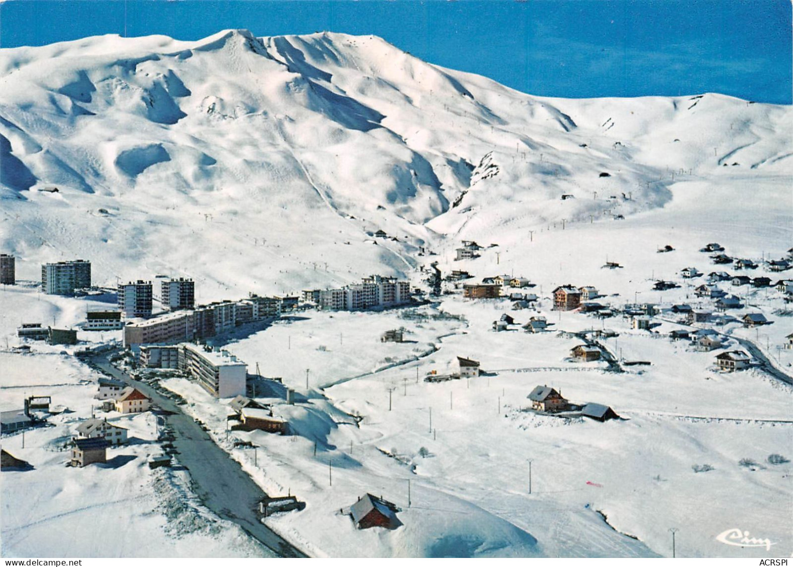 73 Fontcouverte-la-Toussuire Vue Panoramique Aérienne Et Les Pistes (Scan R/V) N° 23 \MS9045 - Saint Jean De Maurienne