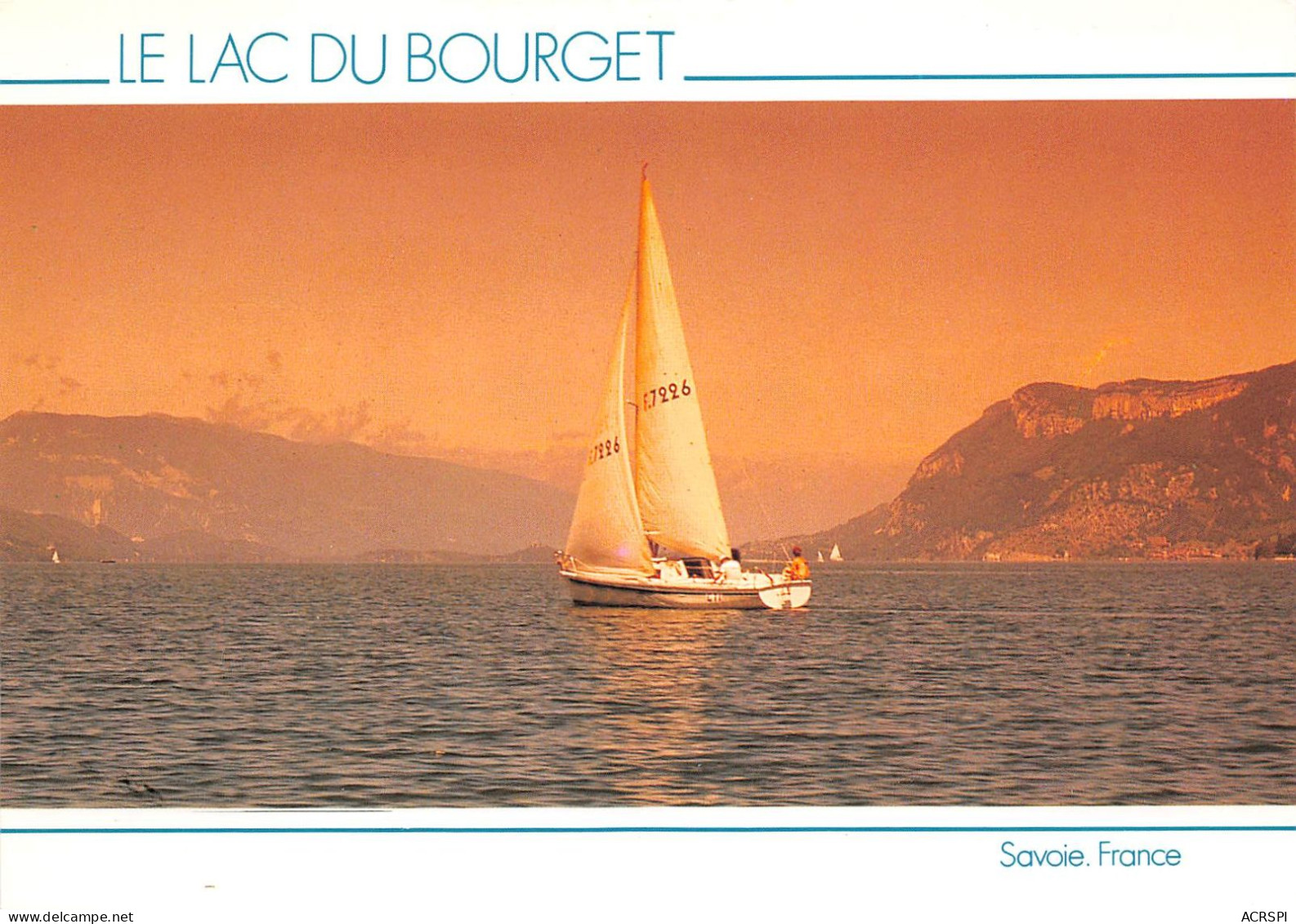 73 LE-BOURGET-DU-LAC Promenade En Voilier (Scan R/V) N° 4 \MS9044 - Le Bourget Du Lac