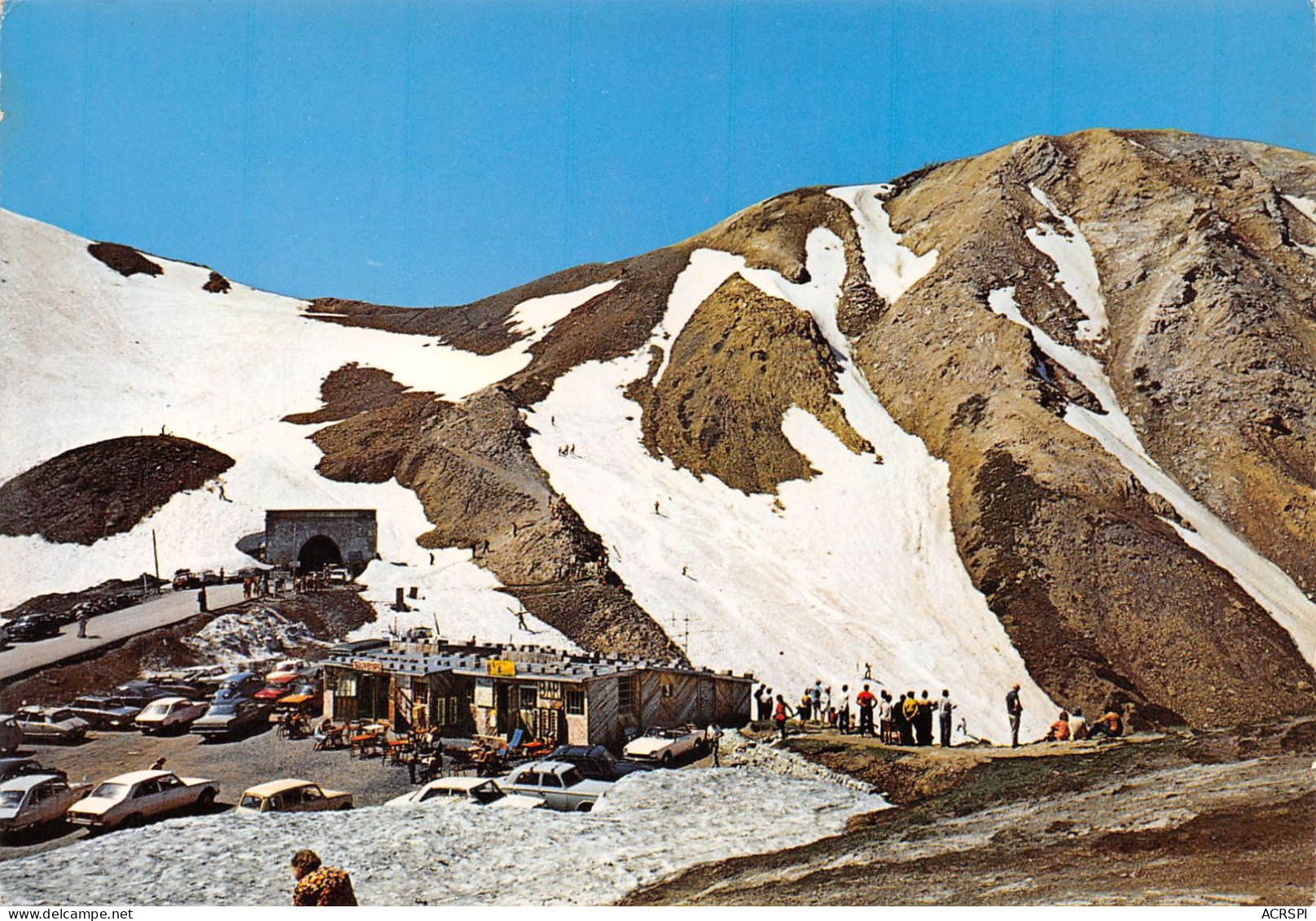 05 Col Du Galibier, Le Monêtier-les-Bains Le Bar Et La Piste De Ski (Scan R/V) N° 53 \MS9043 - Serre Chevalier