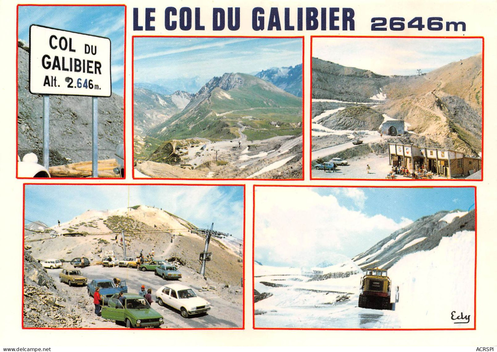 05 Col Du Galibier, Le Monêtier-les-Bains Multivue Entre Savoie Et Dauphiné (Scan R/V) N° 50 \MS9043 - Serre Chevalier