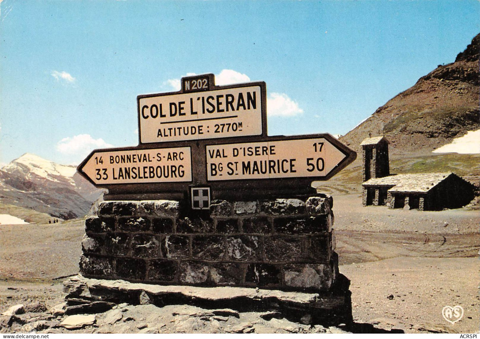 73 BONNEVAL SUR ARC Le Col De L'iseran Sommet Entre Maurienne Et Tarentaise (Scan R/V) N° 29 \MS9043 - Bonneval Sur Arc