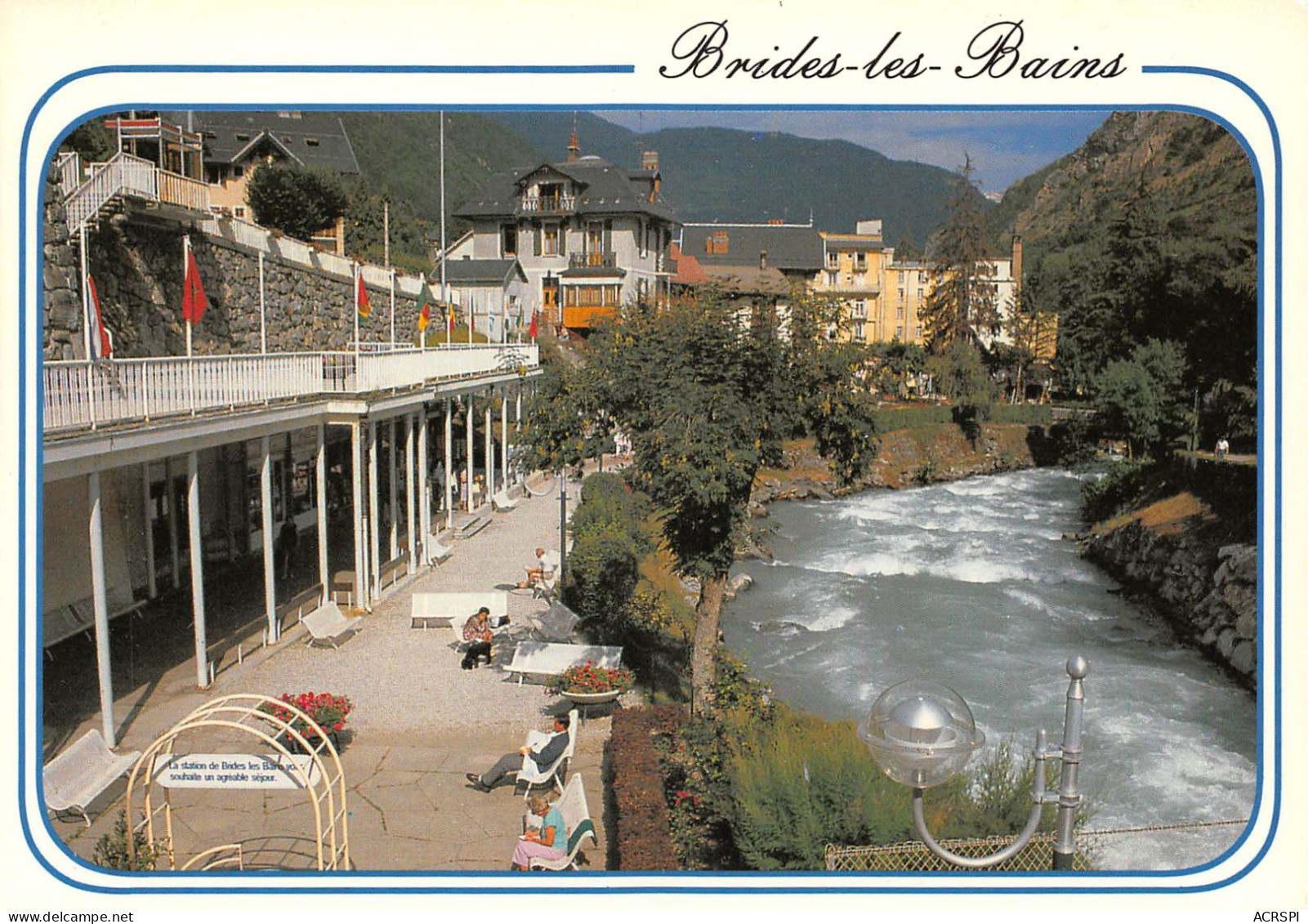 73 BRIDES LES BAINS Promenade Thermale Au Bord Du DORON (Scan R/V) N° 42 \MS9041 - Brides Les Bains