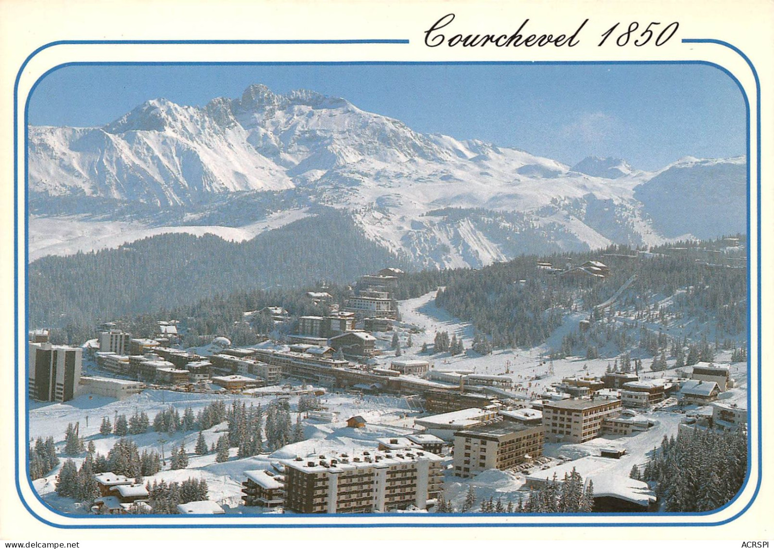 73 COURCHEVEL Vue Générale Massif De Portetta (Scan R/V) N° 4 \MS9041 - Courchevel