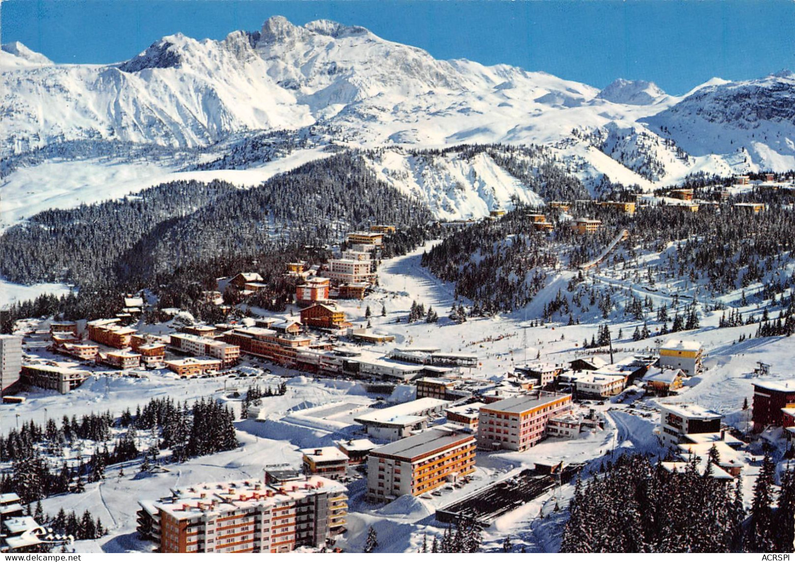 73 COURCHEVEL 1850 Vue Générale Aérienne Et Piste De 1650 (Scan R/V) N° 10 \MS9041 - Courchevel