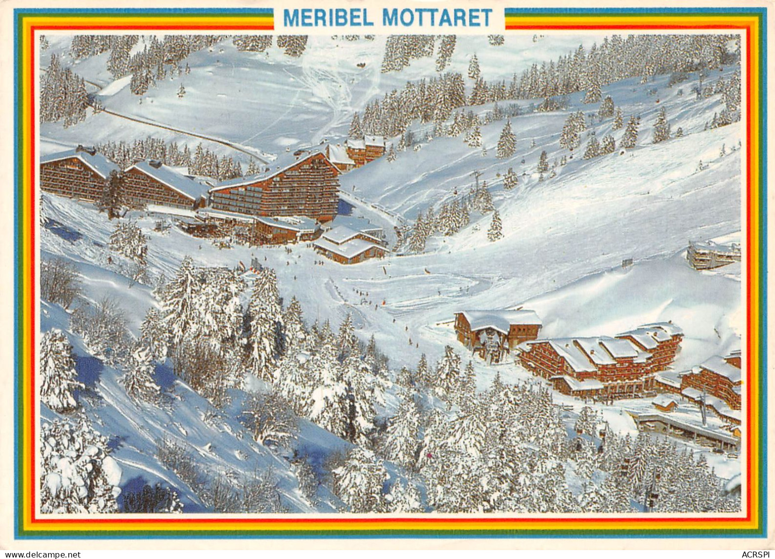 73 Méribel-Mottaret Les Allues échappée Sur La Station Hotel Du Mont Vallon JO 1992 (Scan R/V) N° 42 \MS9040 - Brides Les Bains