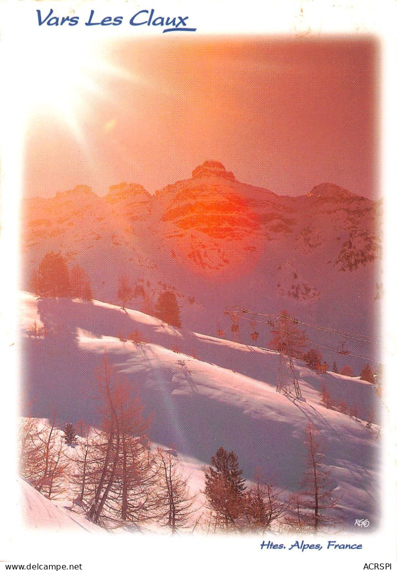 05 VARS-les-CLAUX Soleil D'hiver Sur Les Crêtes De L'Eyssina (Scan R/V) N° 27 \MS9056 - Guillestre