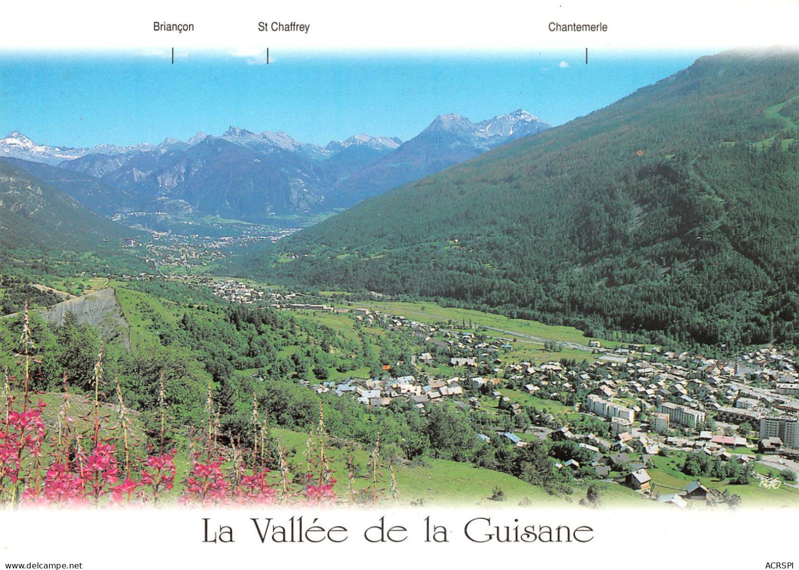 05 SERRE-CHEVALIER Vallée De La GUISANE Panorama (Scan R/V) N° 29 \MS9055 - Serre Chevalier