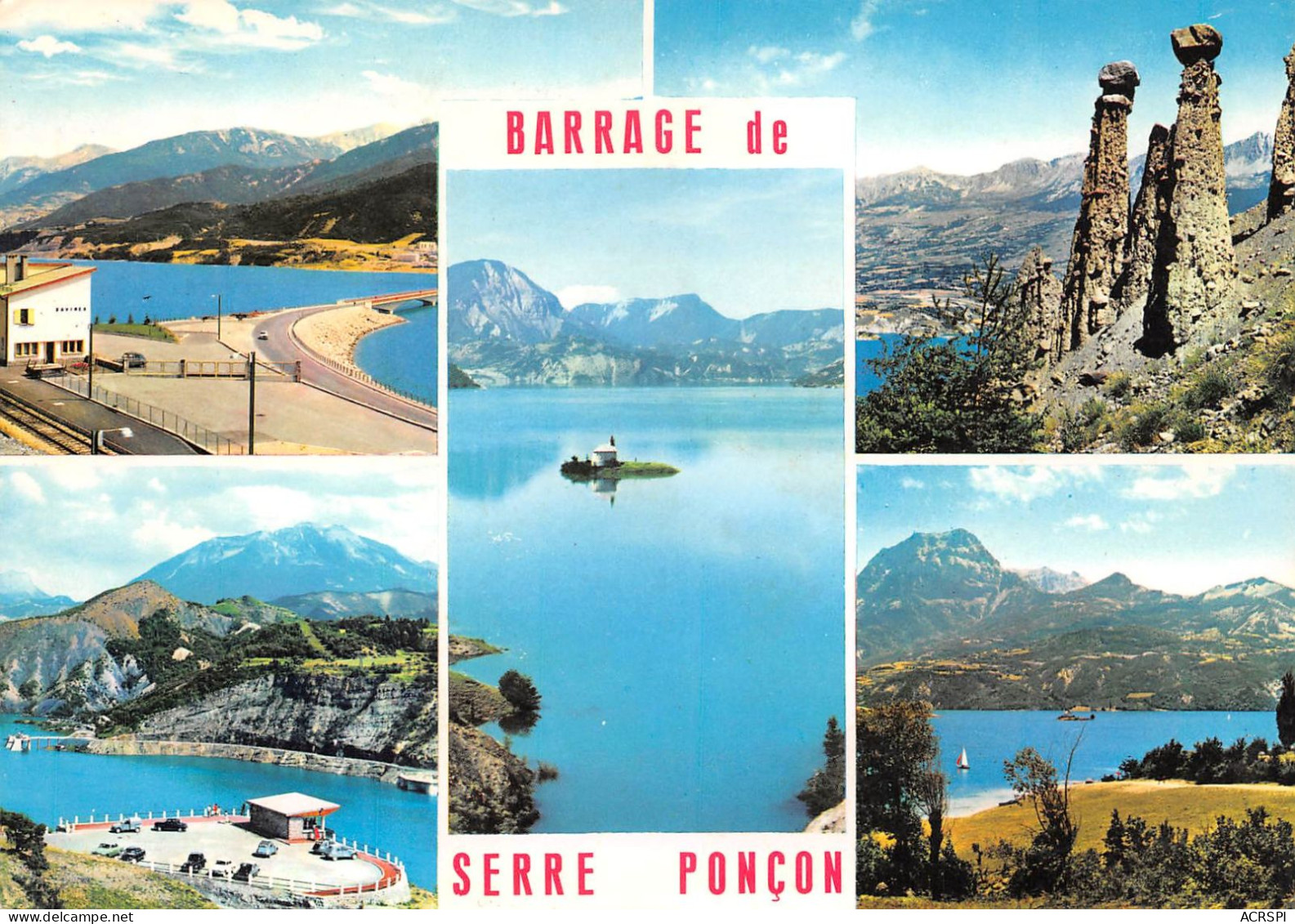 05 Barrage De Serre-Ponçon Embrun Savines Pontis (Scan R/V) N° 29 \MS9054 - Embrun