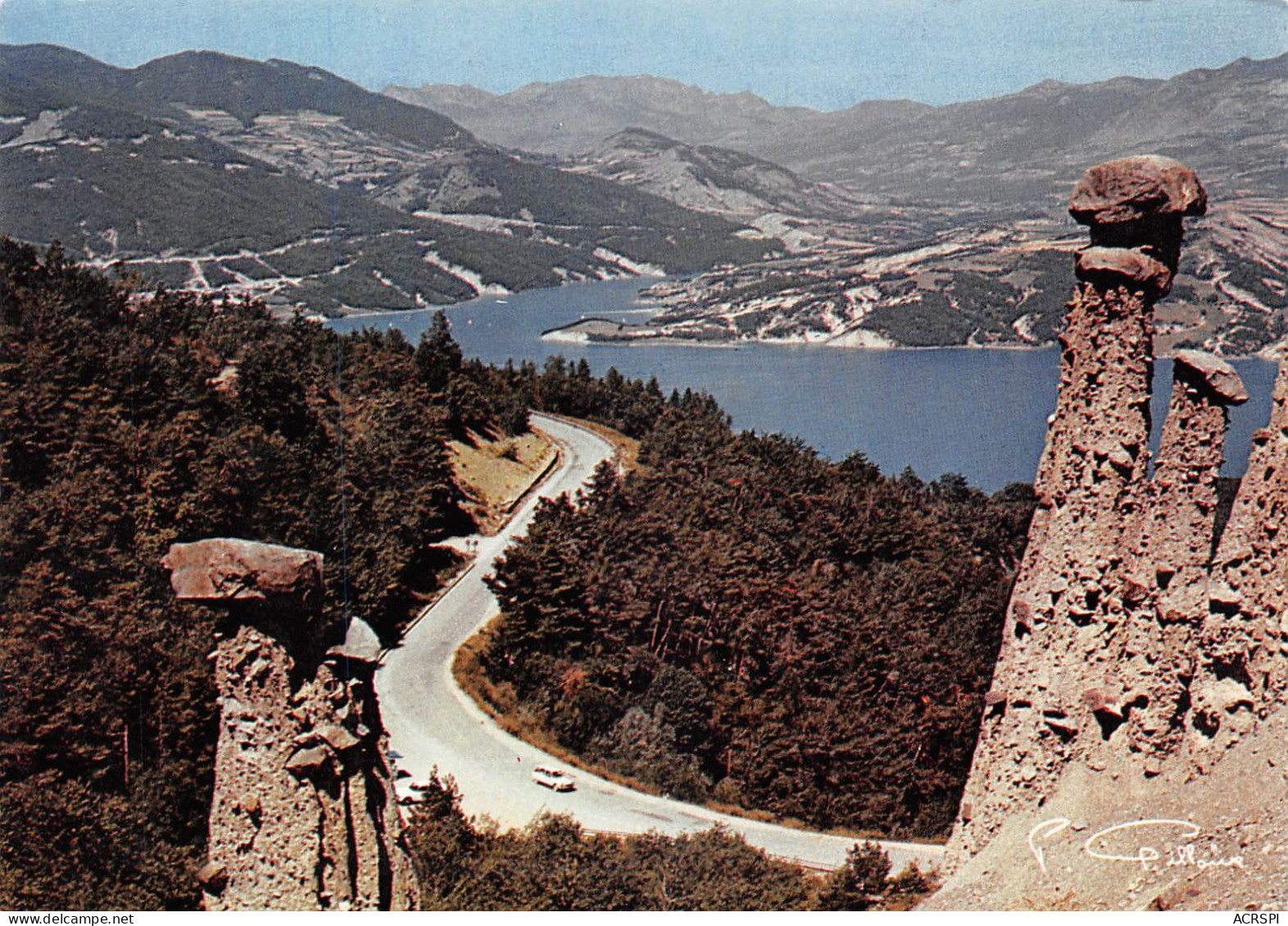 05 Lac De Serre-Ponçon Et Demoiselles Coiffées (Scan R/V) N° 26 \MS9054 - Embrun