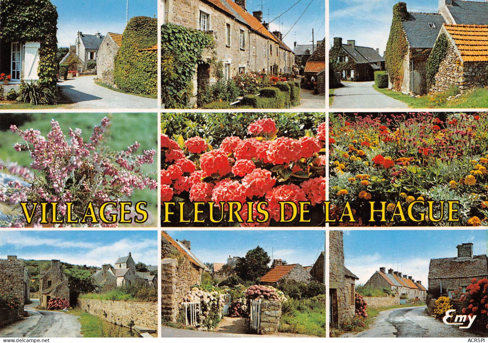 50 LA HAGUE Village Et Fleurs (Scan R/V) N° 28 \MS9052 - Cherbourg