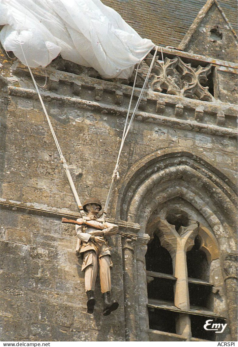 50 SAINTE MERE L'EGLISE Le Clocher Et Le Parachutiste John-Steele (Scan R/V) N° 50 \MS9051 - Sainte Mère Eglise