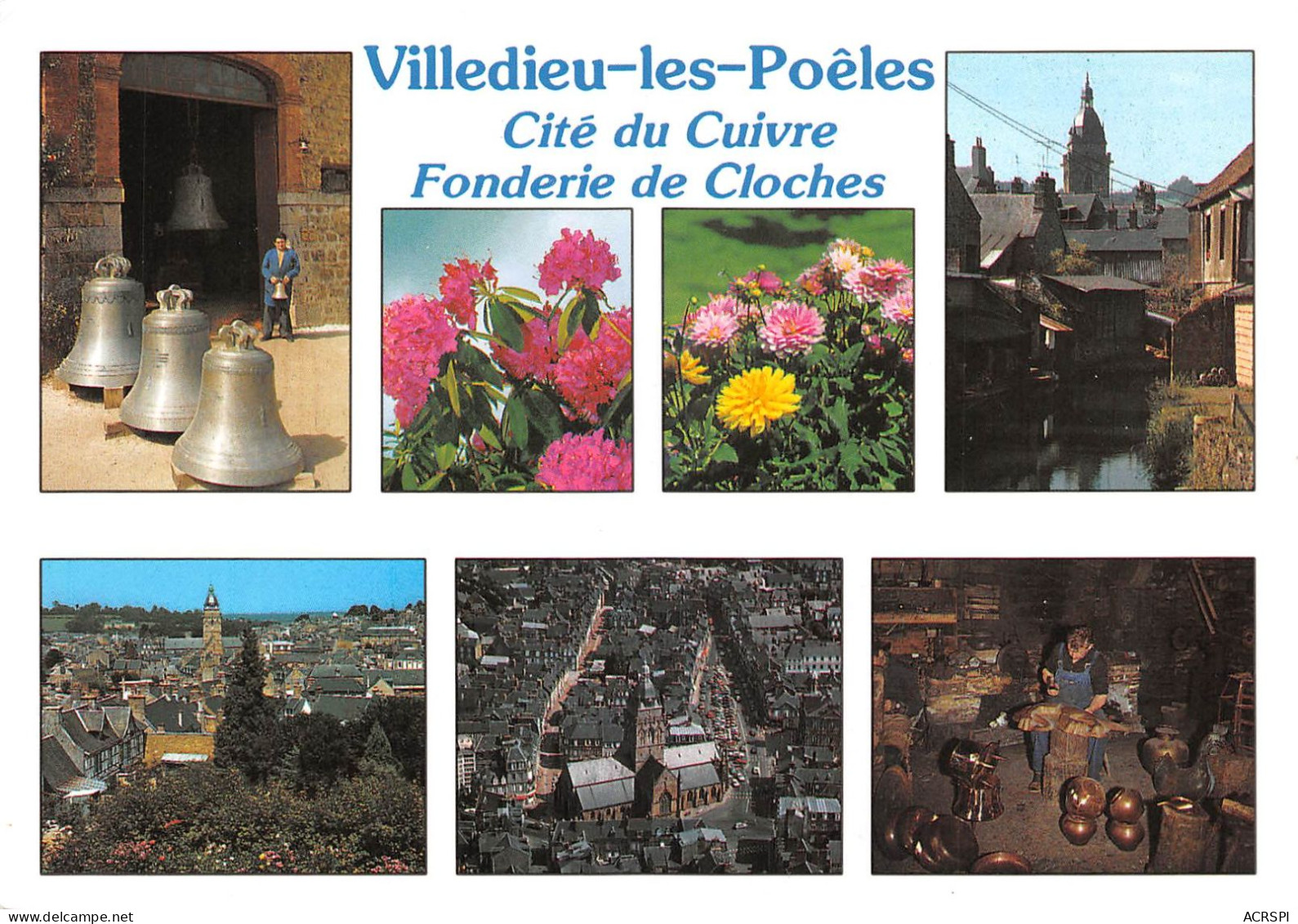 50 Villedieu-les-Poêles Multivue Cuivre Et Fonderie De Cloches (Scan R/V) N° 51 \MS9051 - Villedieu