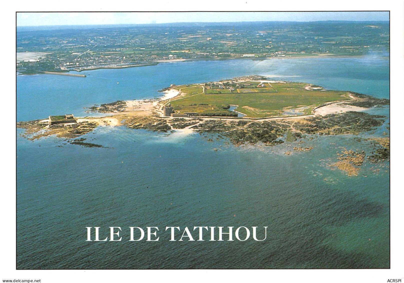 50 SAINT-VAAST-LA-HOUGUE île De TATIHOU Vue Aérienne (Scan R/V) N° 28 \MS9051 - Saint Vaast La Hougue