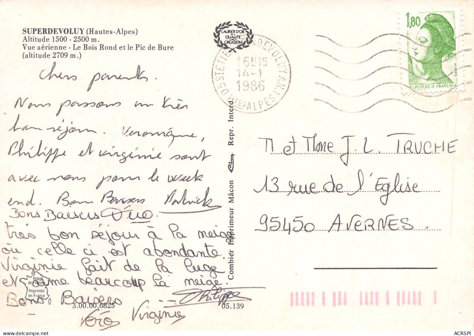 05 SUPERDEVOLUY Vue Aérienne Du Bois Rond (Scan R/V) N° 19 \MS9066 - Embrun
