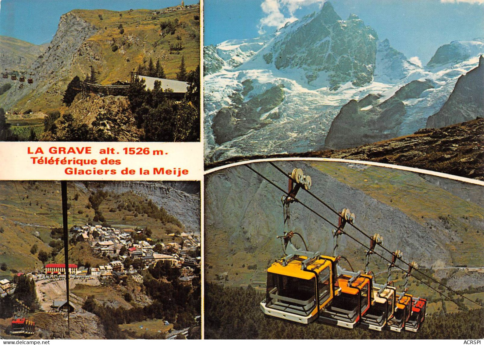 05 La Grave Téléfériques Des Glaciers De La Meije (Scan R/V) N° 36 \MS9064 - Gap