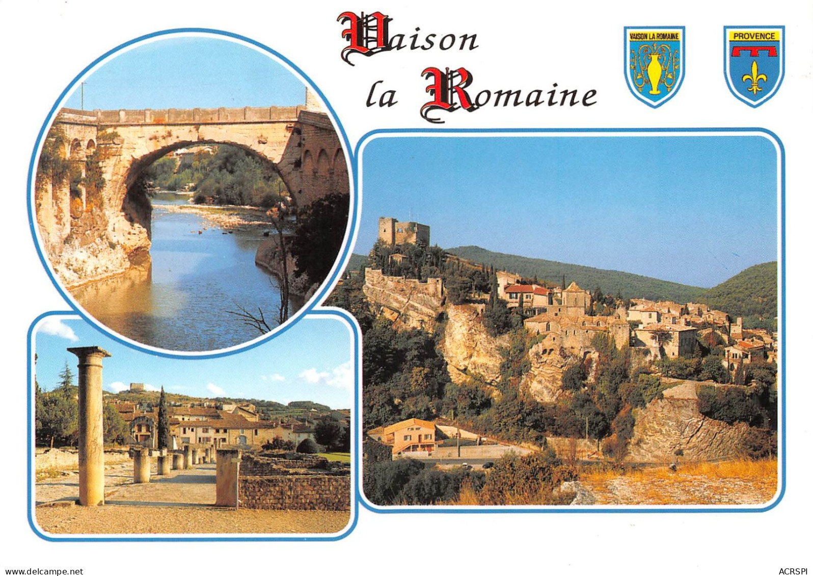 84 VAISON-LA-ROMAINE Multivue De La Ville (Scan R/V) N° 32 \MS9075 - Vaison La Romaine