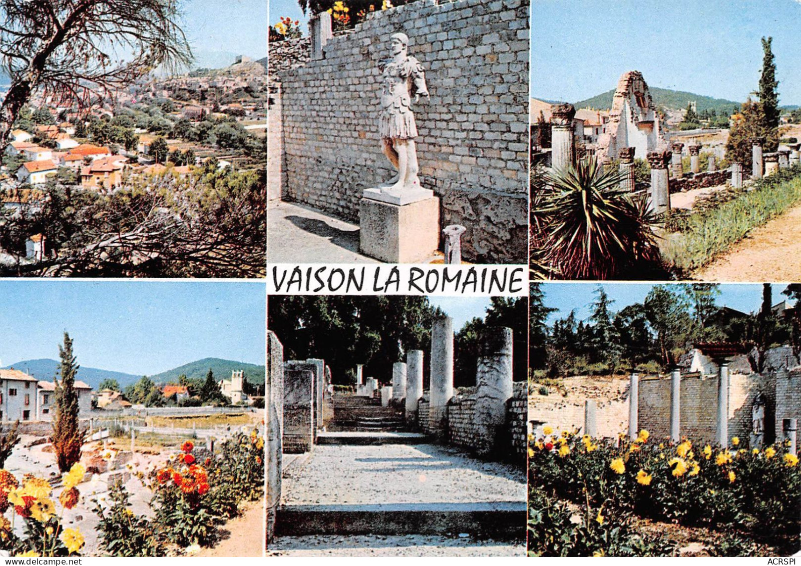 84 VAISON-LA-ROMAINE Multivue Des Ruines Romaines (Scan R/V) N° 34 \MS9075 - Vaison La Romaine