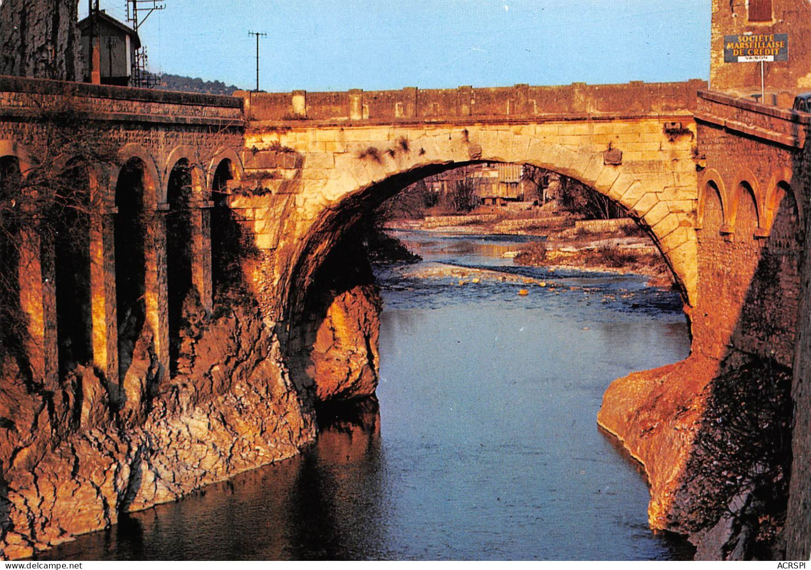 84 VAISON-LA-ROMAINE Le Pont Romain à Arche Unique Sur L'Ouvèze à L'Aube (Scan R/V) N° 29 \MS9075 - Vaison La Romaine