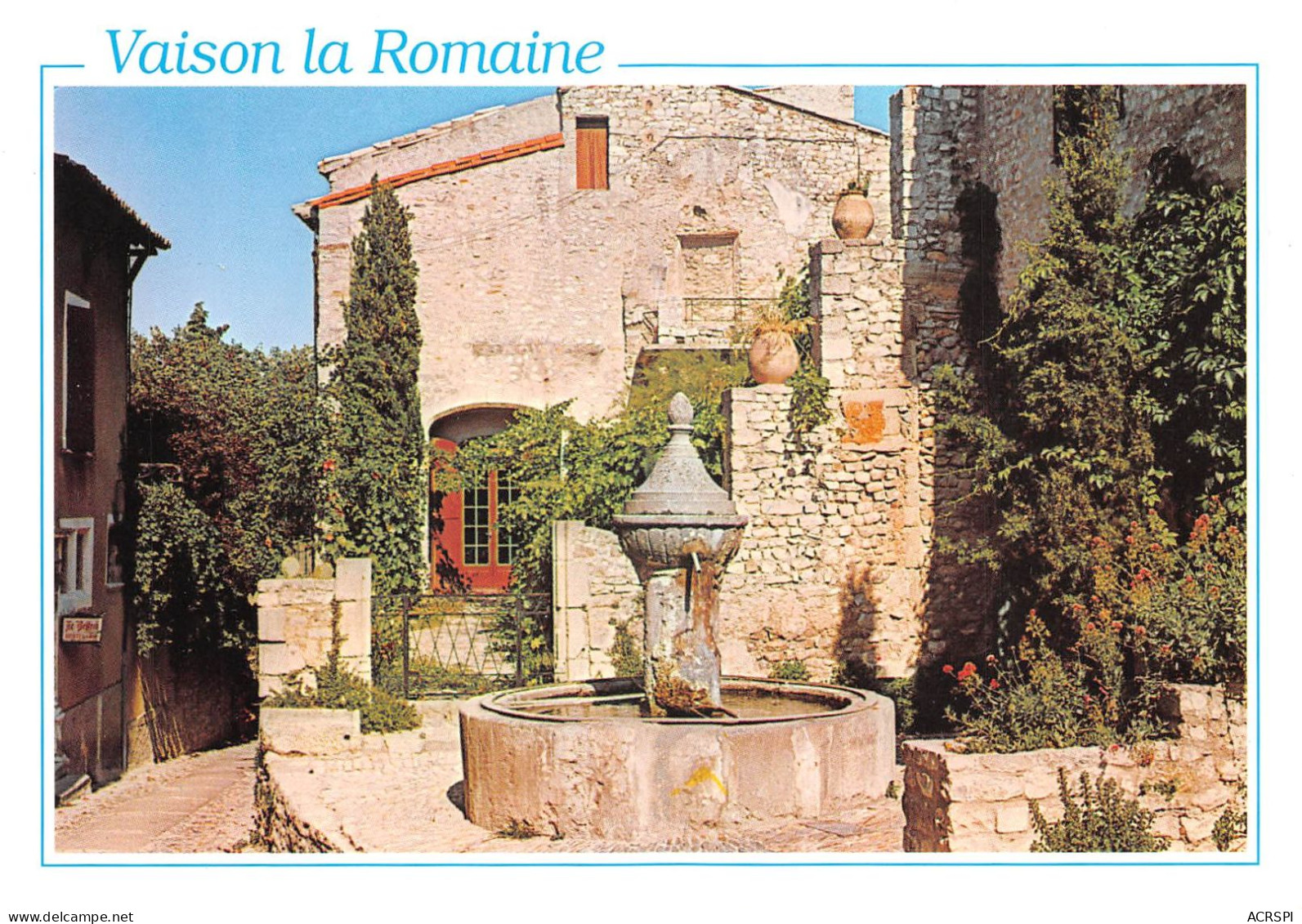 84 VAISON-LA-ROMAINE La Fontaine Et Hotel Du Beffroi (Scan R/V) N° 12 \MS9075 - Vaison La Romaine