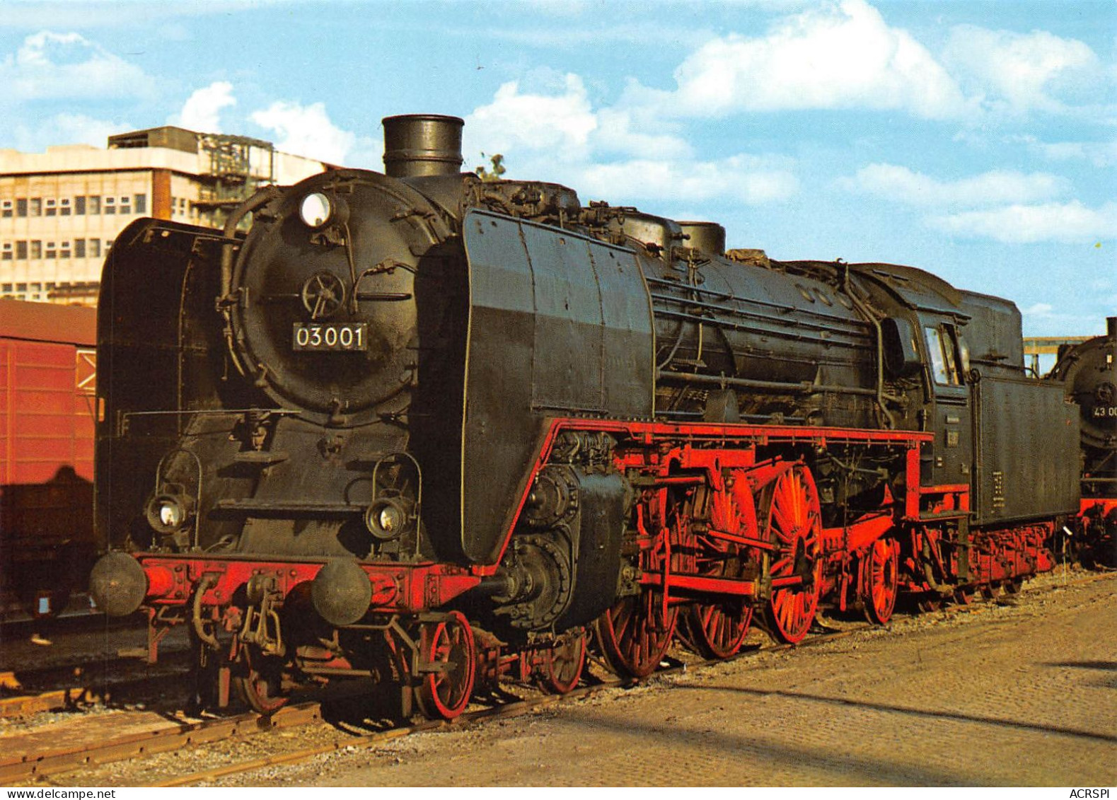 Schnellzug-Lokomotive Baureihe 03 Berlin Borsig HEILBRONN (Scan R/V) N° 5 \MS9072 - Estaciones Con Trenes