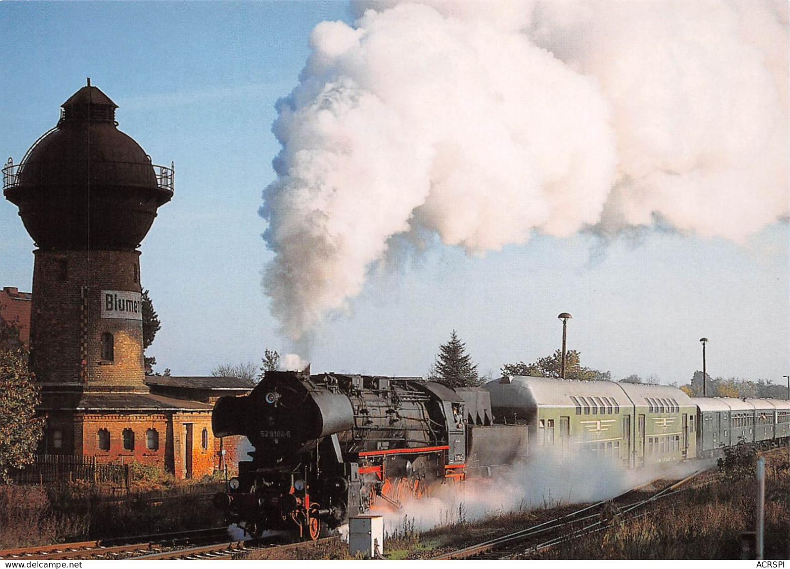 EFZ Locomotive BAUJAHR HENSCHEL Staßfurt Allemagne (Scan R/V) N° 48 \MS9071 - Trenes