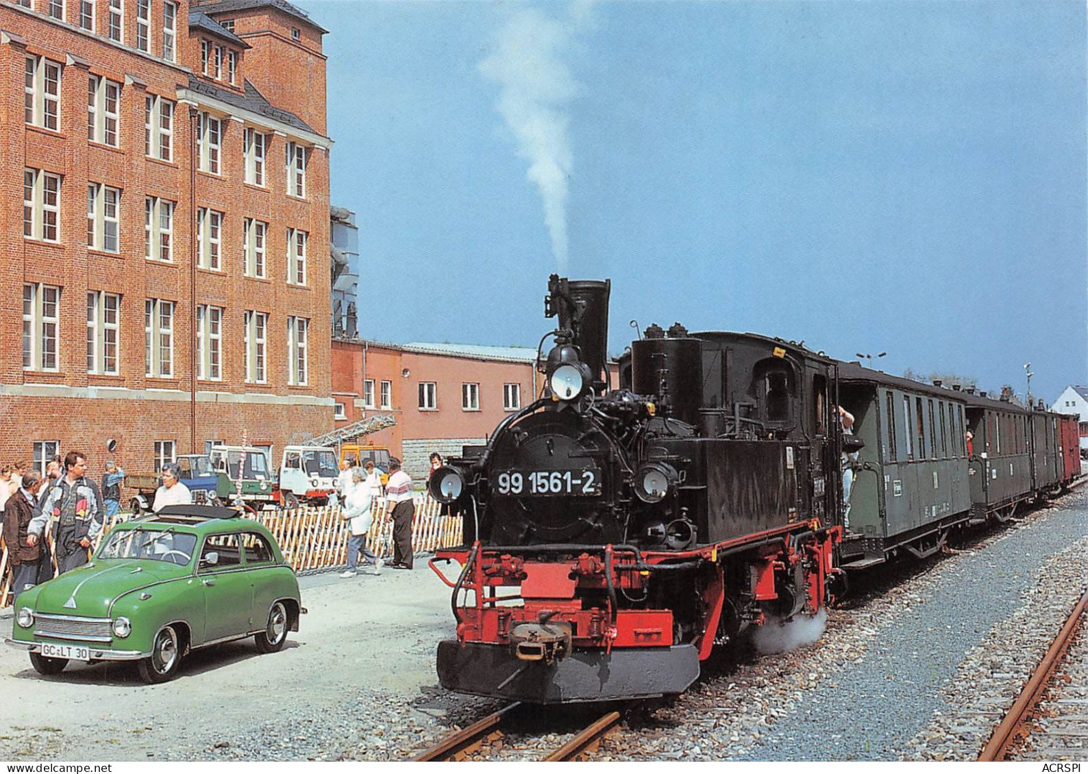 Locomotive BAUJAHR Hartmann Chemnitz SCHÖNHEIDE Allemagne (Scan R/V) N° 27 \MS9071 - Trenes