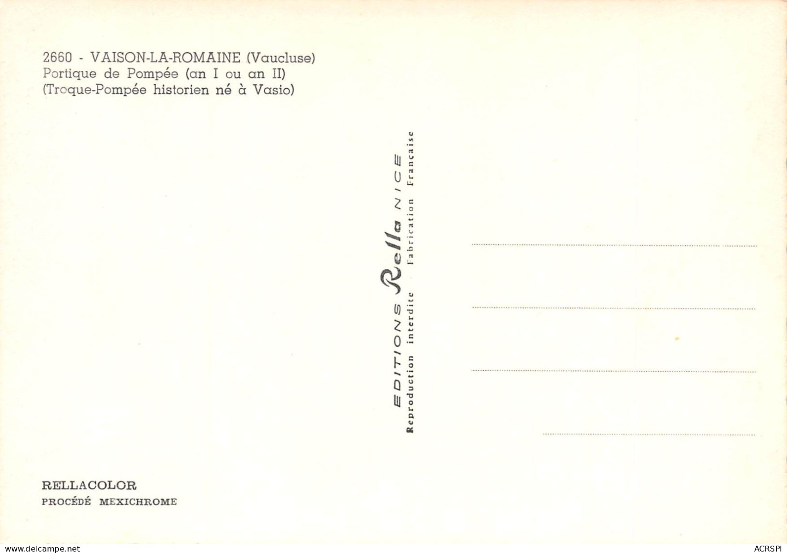 84 lot de 26 cartes de VAISON-LA-ROMAINE (Scan R/V) N° 1 \MS9075