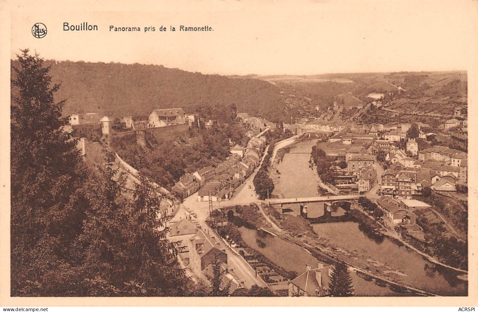 BOUILLON Belgique Panorama De La Ramonette (Scan R/V) N° 46 \MS9069 - Bouillon