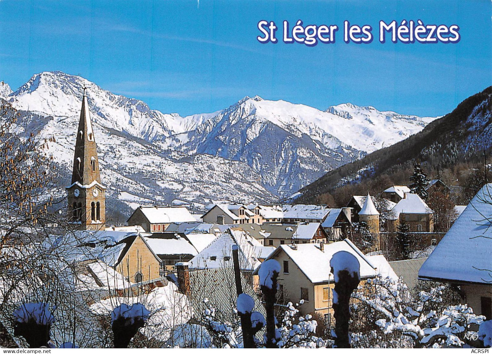 05 Saint-Léger-les-Mélèzes Le Village Prés De L'église (Scan R/V) N° 2 \MS9069 - Gap