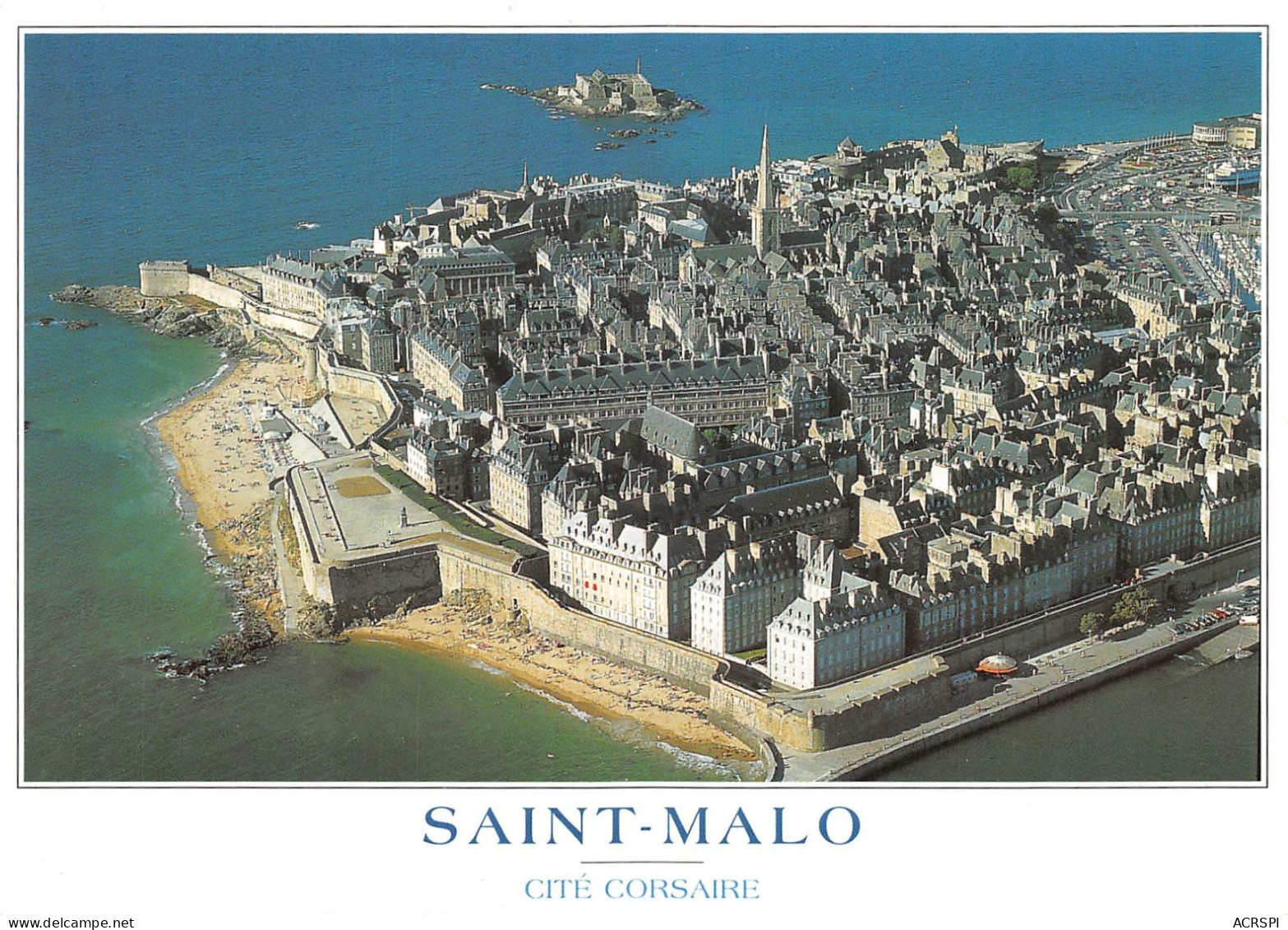 35 SAINT-MALO Vue Aérienne (Scan R/V) N° 12 \MS9085 - Saint Malo