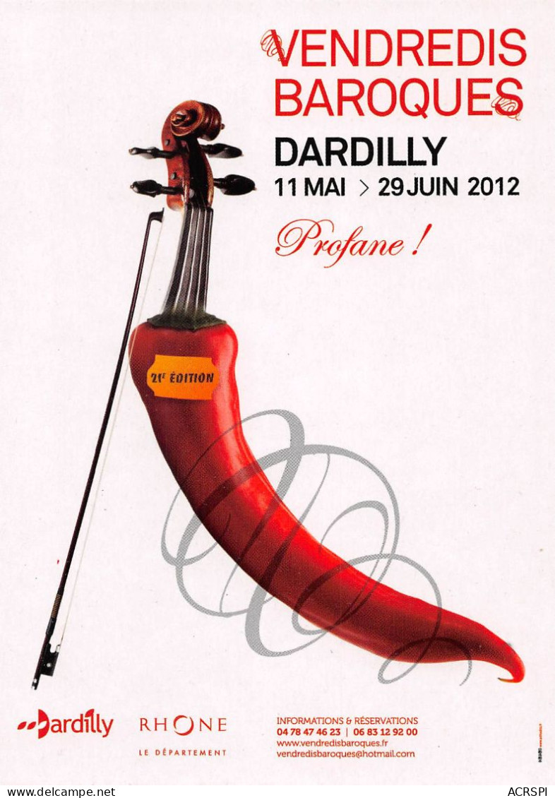 69 Dardilly Les Vendredis Baroques (Scan R/V) N° 51 \MS9082 - Caluire Et Cuire