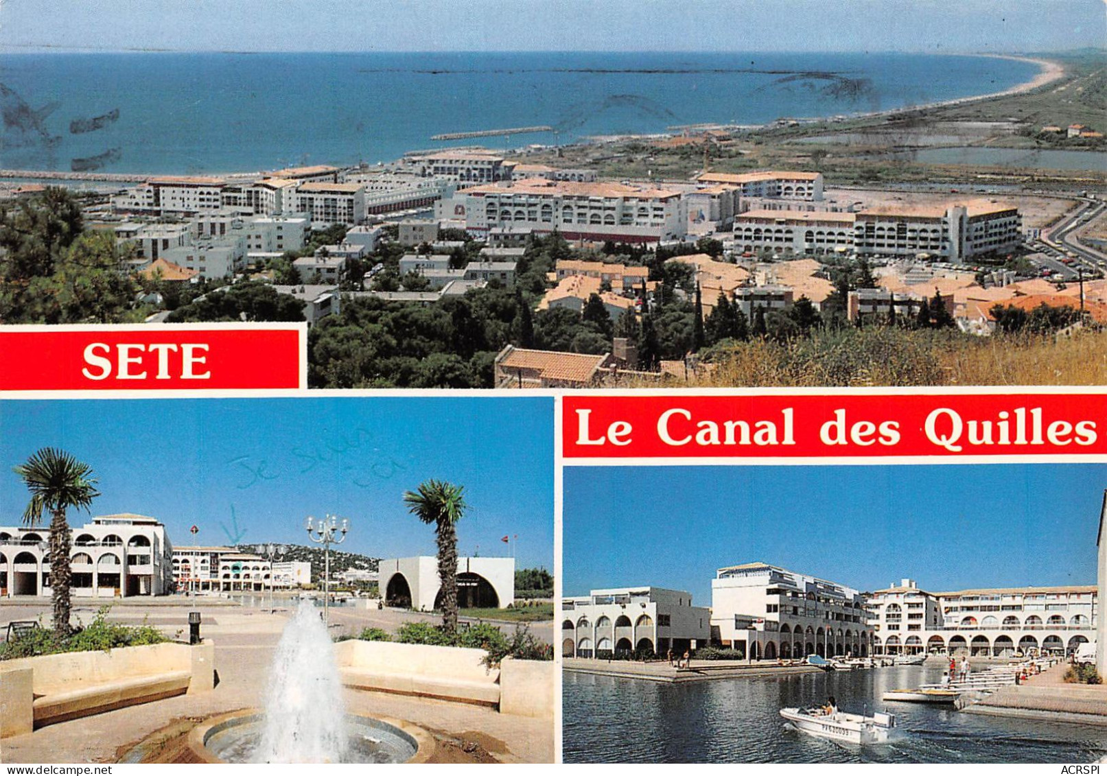 34 SETE Le Canal Des Quilles (Scan R/V) N° 18 \MS9082 - Sete (Cette)