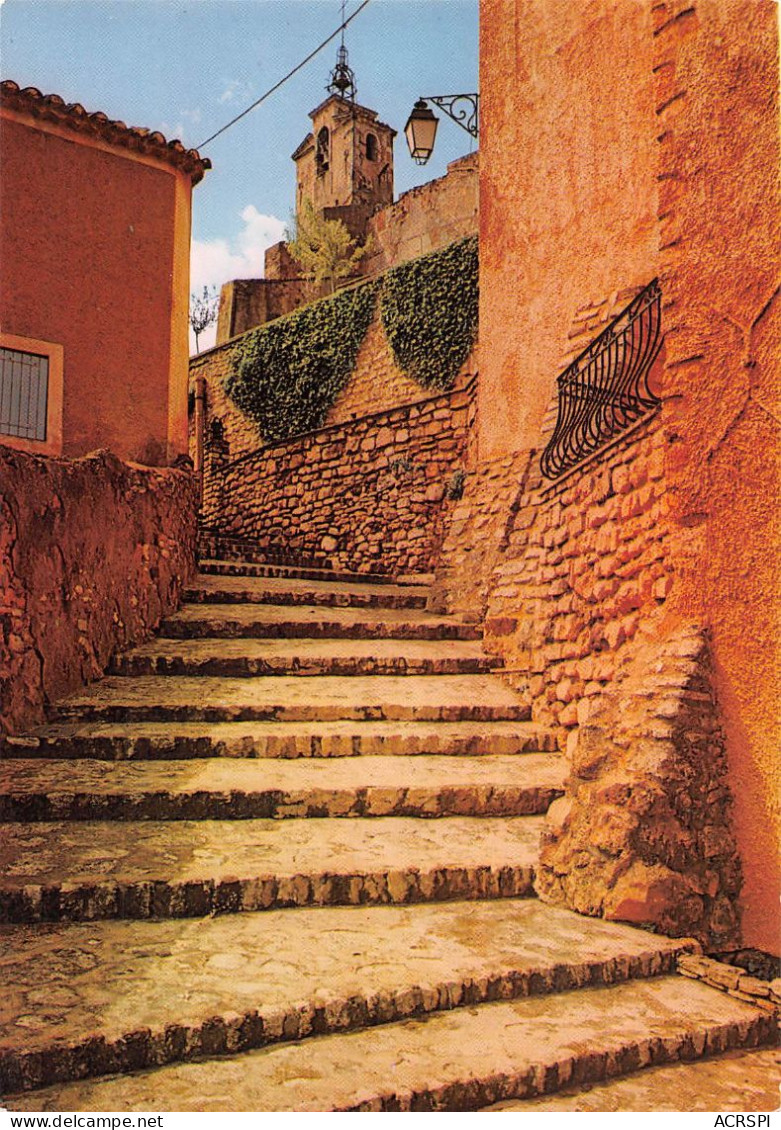 84 ROUSSILLON Escaliers De La Rue Qui Monte (Scan R/V) N° 60 \MS9081 - Gordes
