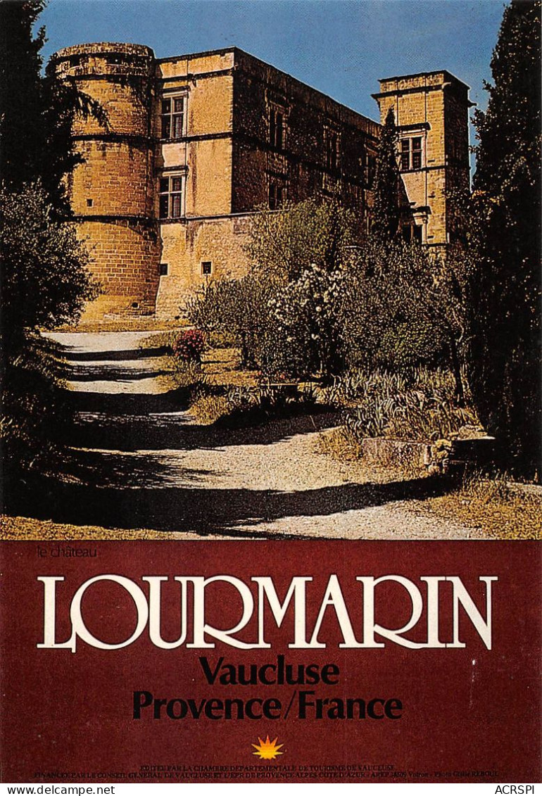 84 LOURMARIN Le Chateau (Scan R/V) N° 10 \MS9081 - Lourmarin