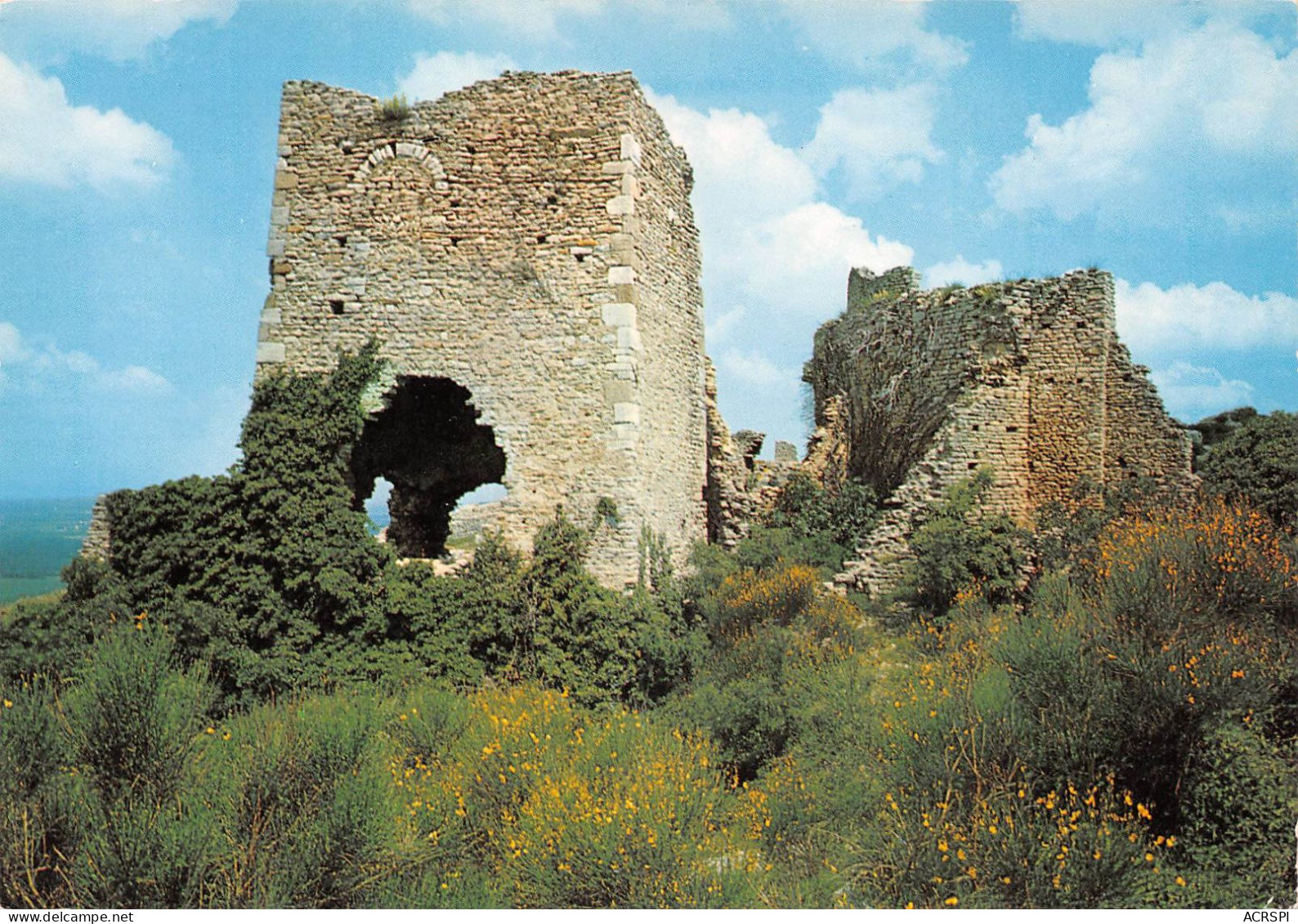 84 Mornas Ruines Du Chateau Carte Vierge (Scan R/V) N° 11 \MS9080 - Beaumes De Venise