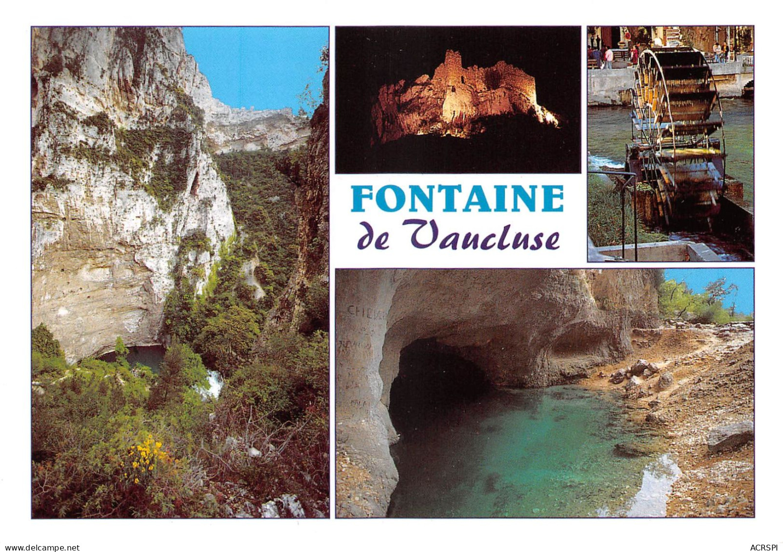 84 Fontaine-de-Vaucluse Village Et Fontaine Et Résurgence (Scan R/V) N° 47 \MS9079 - L'Isle Sur Sorgue