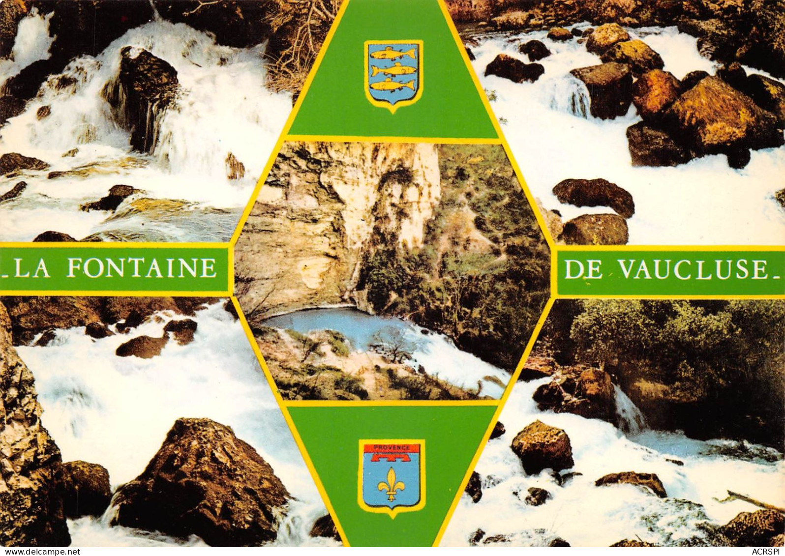 84 Fontaine-de-Vaucluse Multivue De La Résurgence (Scan R/V) N° 36 \MS9079 - L'Isle Sur Sorgue
