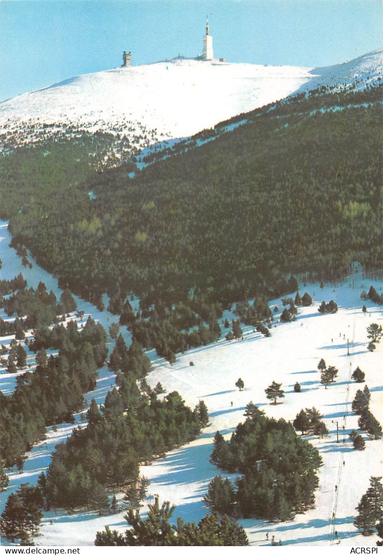 84 Mont VENTOUX Le Télésiege Des Pistes De Ski (Scan R/V) N° 2 \MS9078 - Vaison La Romaine