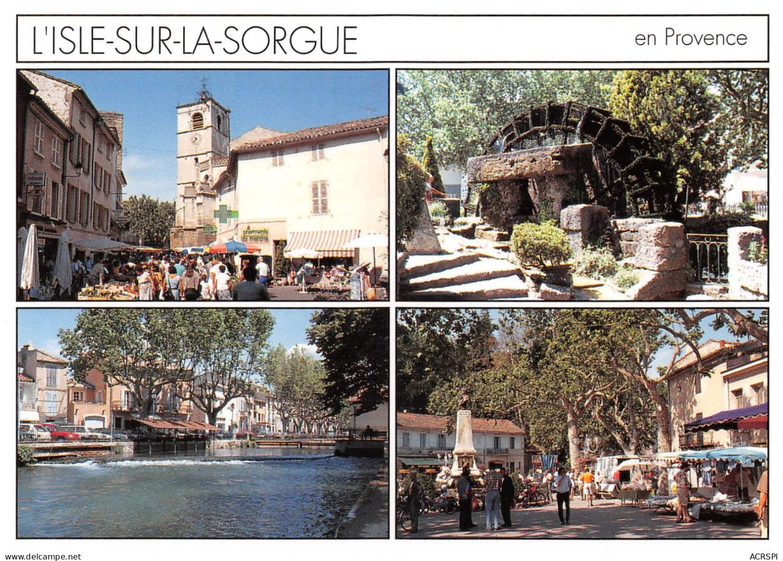 84 L'Isle-sur-la-Sorgue Multivue En Provence (Scan R/V) N° 35 \MS9077 - L'Isle Sur Sorgue