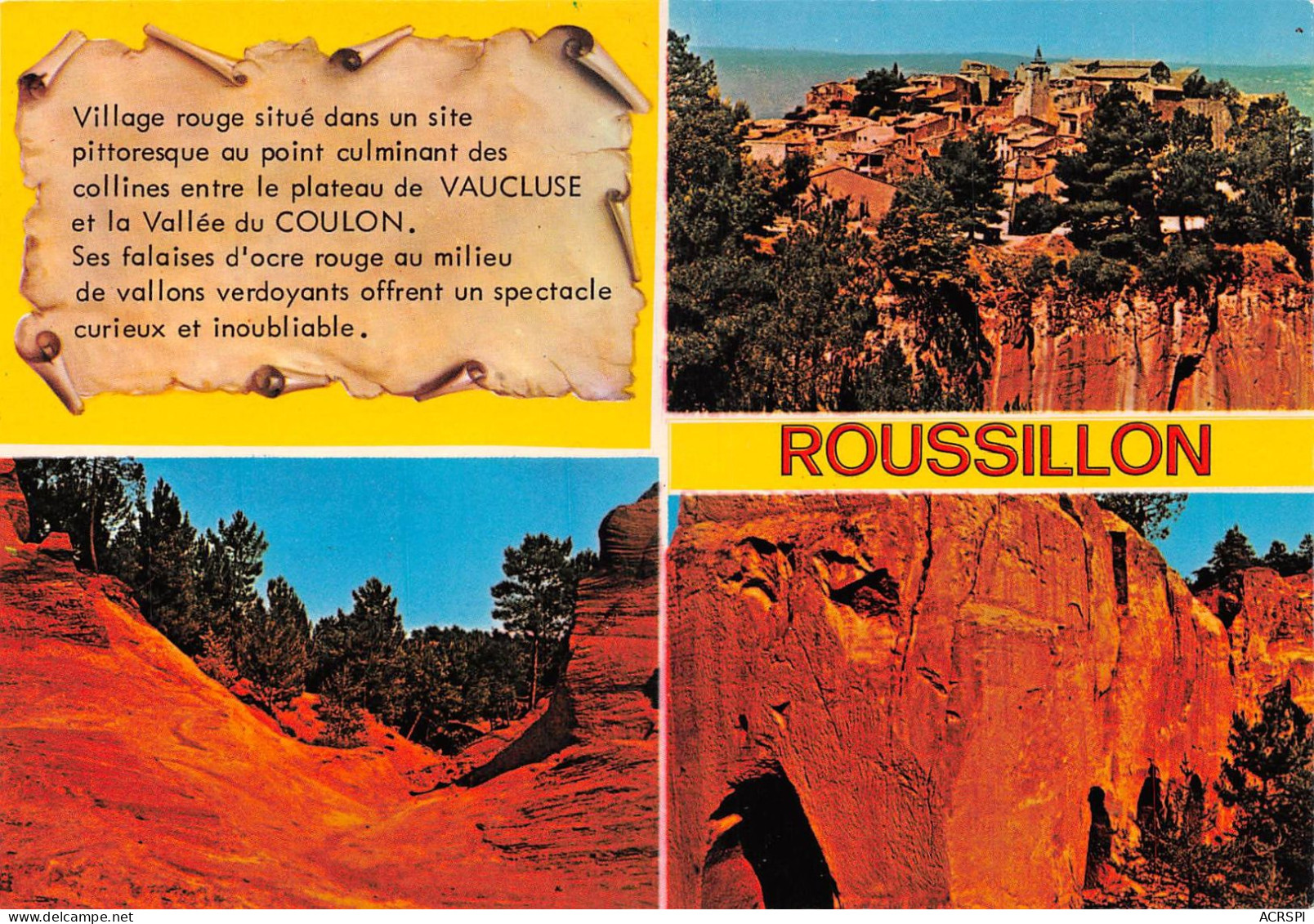 84 ROUSSILLON lot de 14 cartes des Ocres (Scan R/V) N° 1 \MS9077