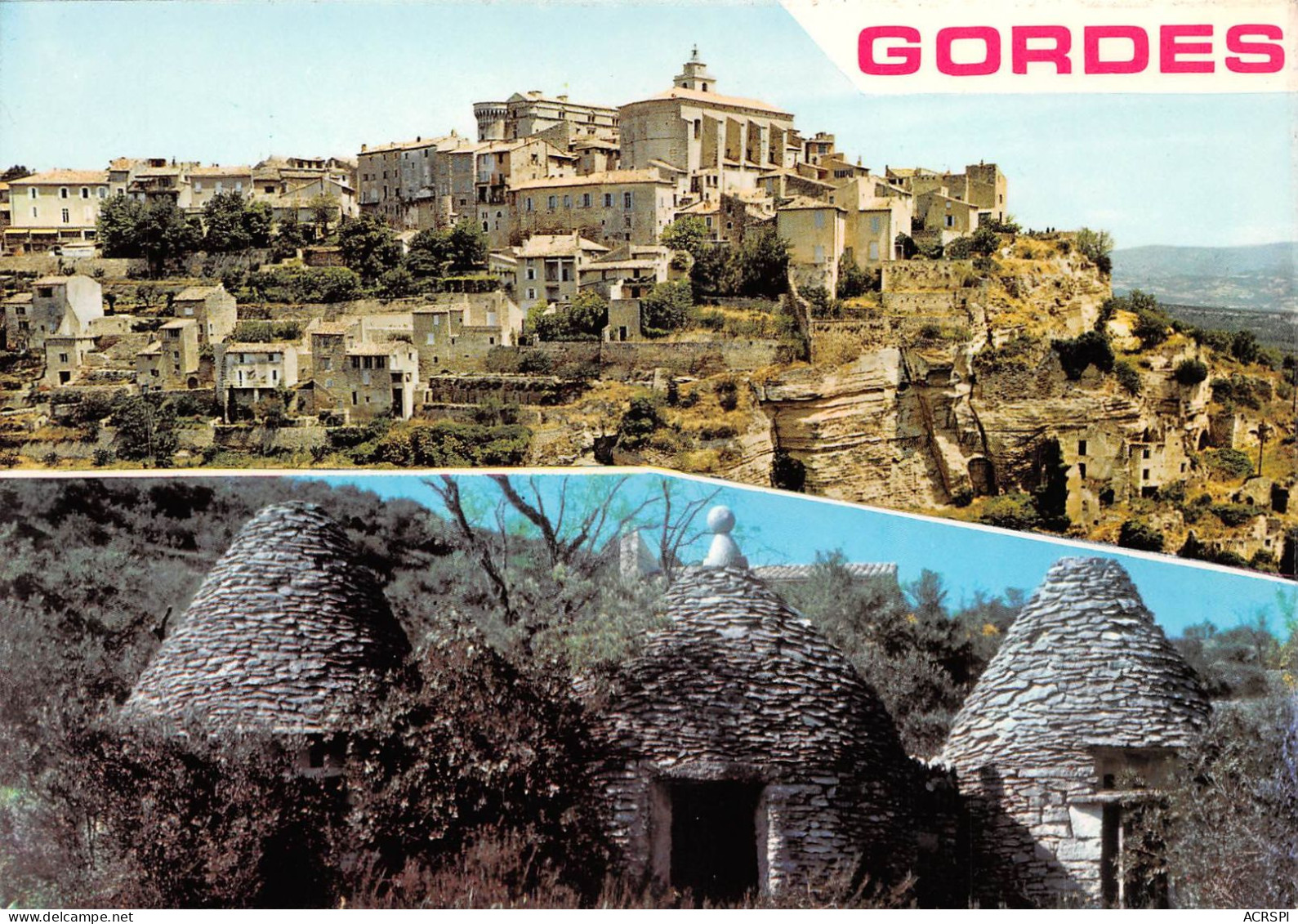 84 GORDES lot de 26 cartes du village (Scan R/V) N° 17 \MS9078