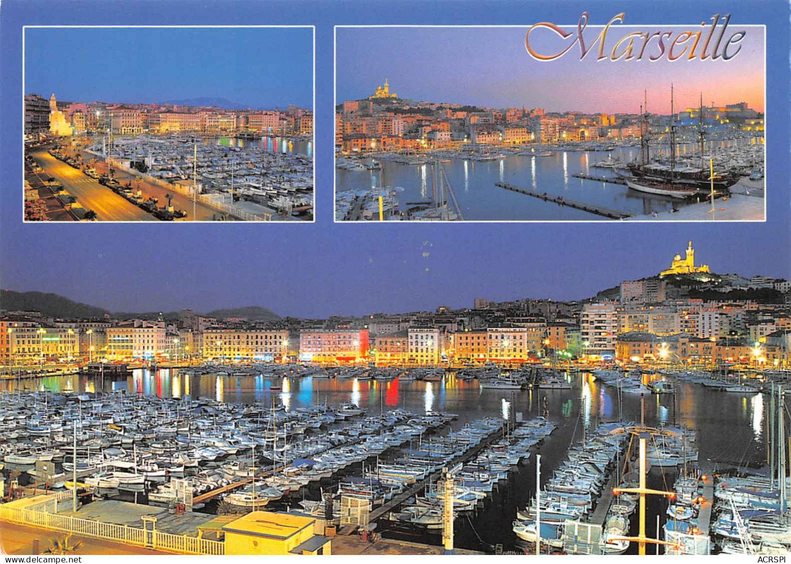 13 MARSEILLE Multivue Du Port (Scan R/V) N° 7 \MS9092 - Canebière, Centro