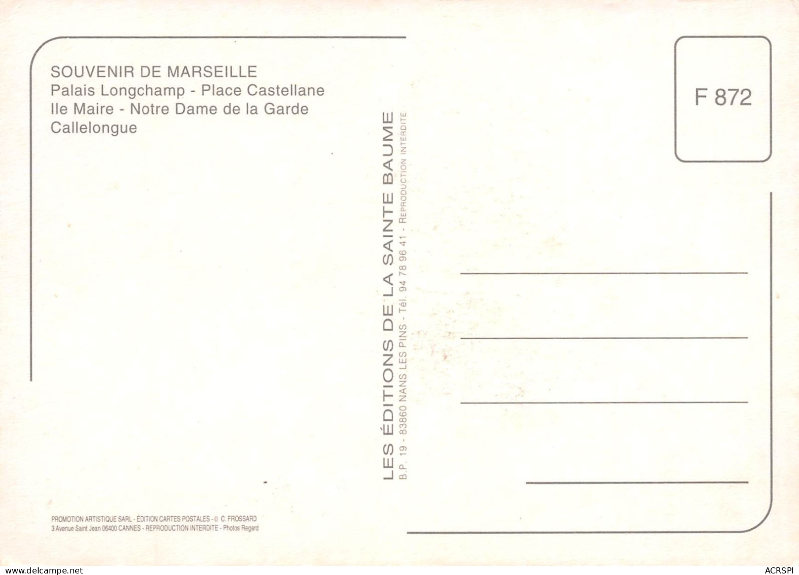 13 MARSEILLE Multivue (Scan R/V) N° 6 \MS9092 - Canebière, Centro