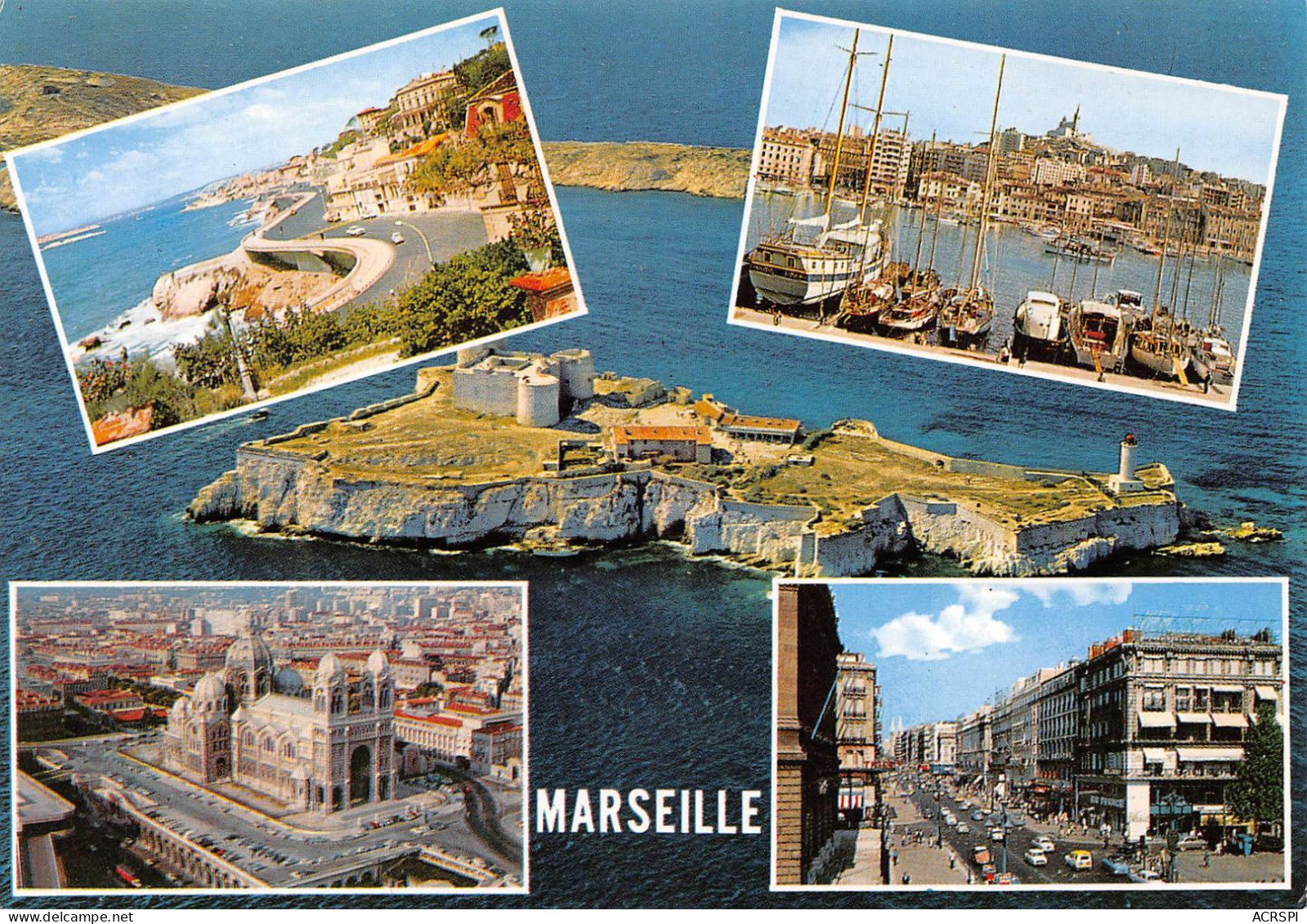 13 MARSEILLE Multivue (Scan R/V) N° 3 \MS9092 - Canebière, Centre Ville