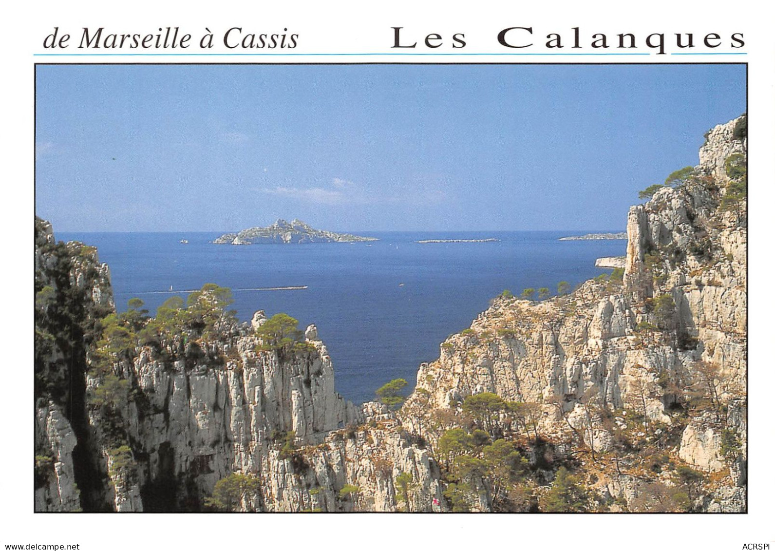 13 CASSIS Les Brêches De Castelvicil Les CALANQUES (Scan R/V) N° 53 \MS9091 - Cassis