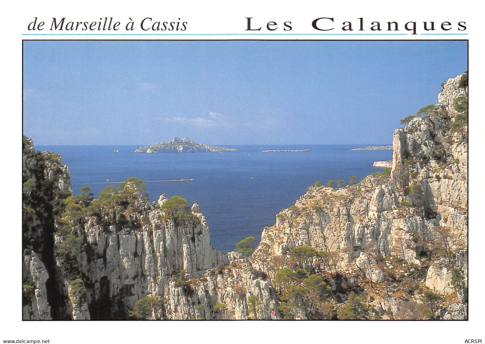 13 CASSIS Les Brêches De Castelvicil Les CALANQUES (Scan R/V) N° 54 \MS9091 - Cassis